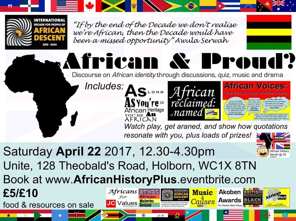 African and proud event